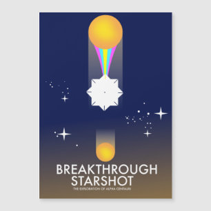 Arte Espacial Retro Breakthrough Starshot