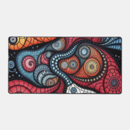 Arte Espiral Fractal Colorida