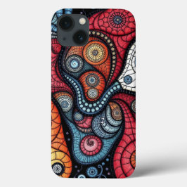 Arte Espiral Fractal Colorida