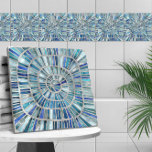 Arte Espiral Mosaica - Aquamarina<br><div class="desc">Arte Espiral Mosaica - Aquamarina</div>