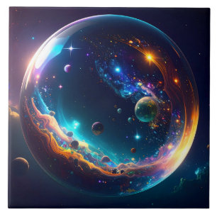 Arte Fantasia Galáxia Bolha Cósmica