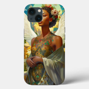 Arte Fantástica de Anjo Afro-Americano
