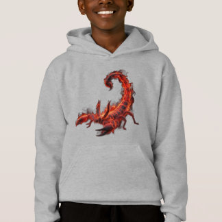 Arte Fantástica de Criatura Mítica Escorpião Flame