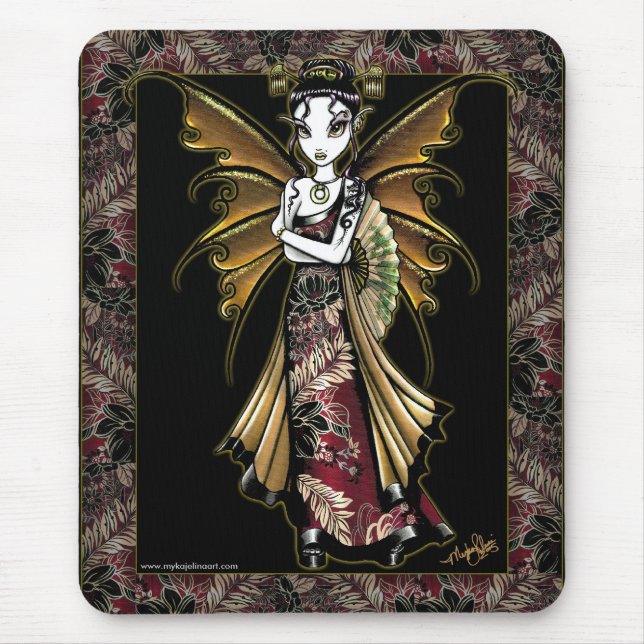 Arte feericamente oriental Mousepad de "Naomi" (Frente)
