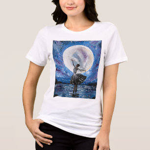 Arte feita à mão - dançando com a lua