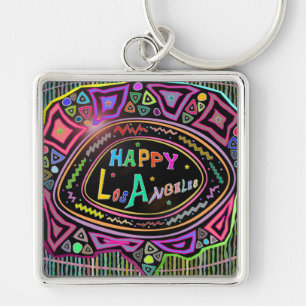 Arte Feliz: Chaveiros "Happy Los Angeles"