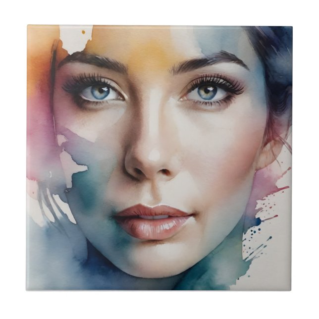 Arte feminina de exposição dupla (Frente)