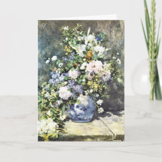 Arte Fina, "Vaso de Flores", Cartão de Boas Festas