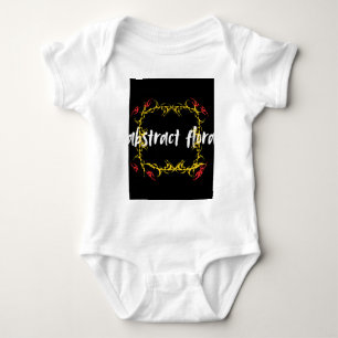 Arte Floral Abstrata   Camiseta de Flor Moderna