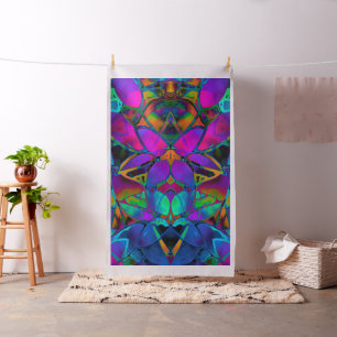 Arte floral do Fractal do tecido