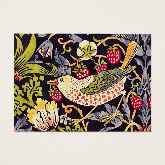 Arte floral Nouveau do ladrão da morango de (Frente)