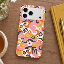 Arte Floral Retro Divertida Personalizada