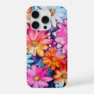 Arte Floral Vintage Colorida Fofa