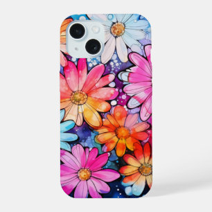 Arte Floral Vintage Colorida Fofa