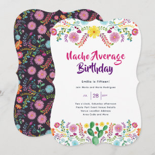 Arte Folclórica de Convite de Aniversário do FIEST