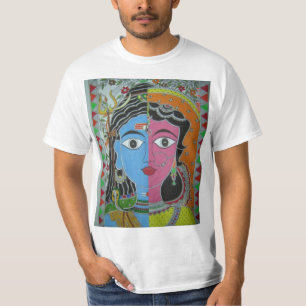 ARTE FOLK ÍNDICA AUTÊNTICA - CAMISAS-T - CAMISA