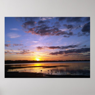 Arte Fotográfica sobre Poster de Paisagem Sunset d