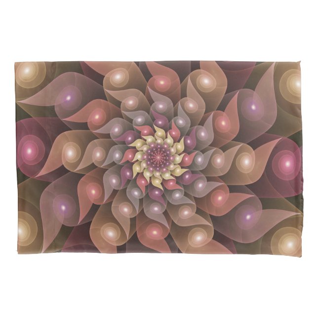 Arte fractal abstrata moderna surreal brilhante Fl (Frente)