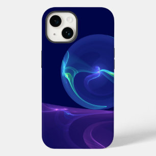 Arte Fractal Abstrata Sonho Roxo Azul Luminoso