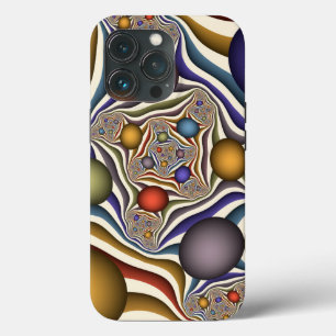 Arte Fractal Abstrato Colorida