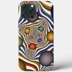 Arte Fractal Abstrato Colorida