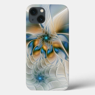 Arte Fractal, Abstrato Fantasia, Com Azul