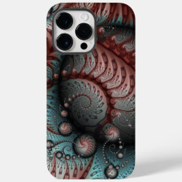 Arte fractal de fantasia vívida abstrata marrom az