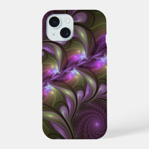 Arte Fractal de Khaki, Abstrato violeta e colorida