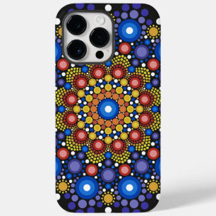 Arte Fractal Floral Dotada Retro Mandala