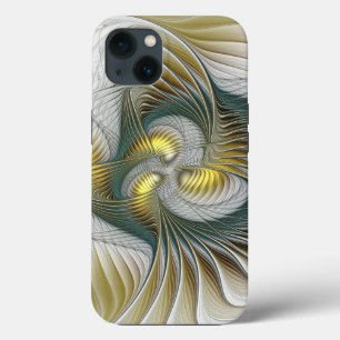 Arte Fractal Nobre e Ouro Fantasy