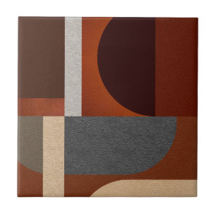 Arte Geométrica Art Deco - Textura de Couro
