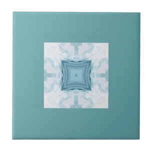Arte geométrica de Turquoise aquamarine
