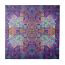 Arte geométrica do roxo roxo roxo marroquino