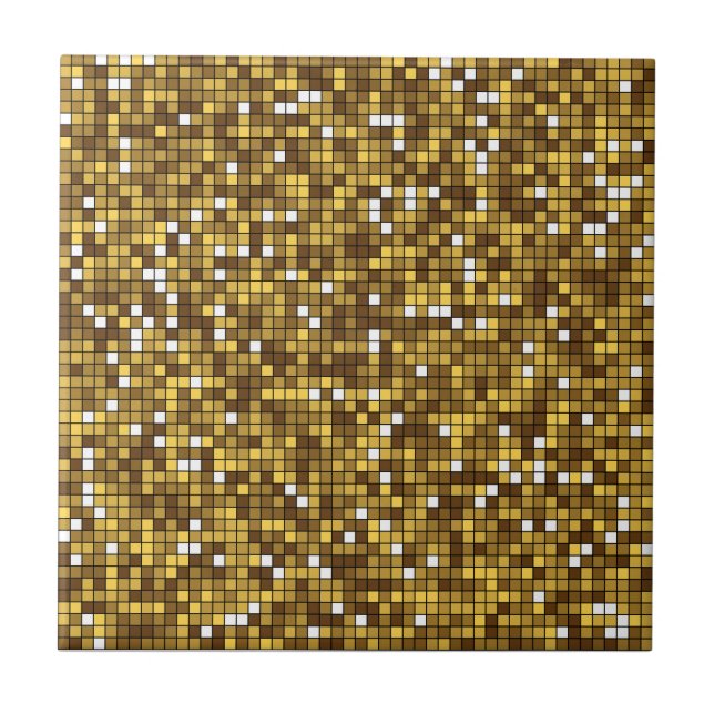 Arte Geométrica Moderna Decorativa ouro (Frente)