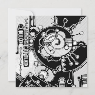 Arte Geométrica Preta E Branca 4