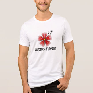 Arte Gráfica Geométrica de Flor Vermelha Moderna
