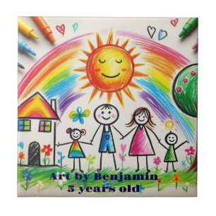 Arte infantil orgulhoso Desenhos de crianças