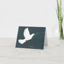 Arte Infantil para o CHOC - Cartão Dove