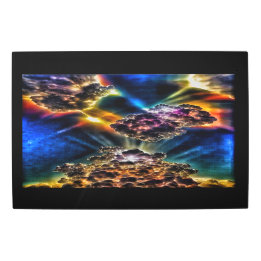 Arte interestelar de paredes metálicas