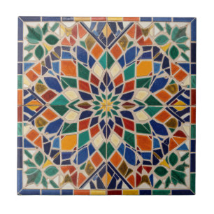 Arte Islâmica Mosaico Marroquino Decoração Colorid