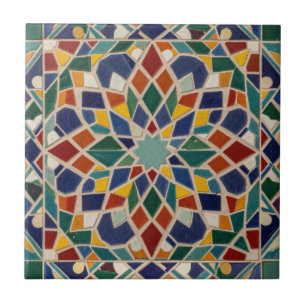 Arte Islâmica Mosaico Marroquino Decoração Colorid