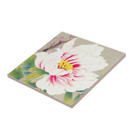 Arte japonesa da flor da camélia cor-de-rosa de