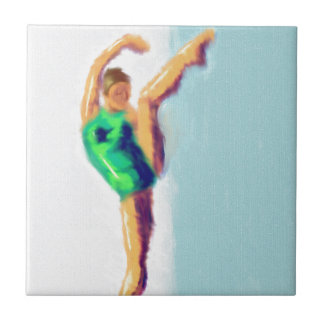 Arte levantada pé do dançarino