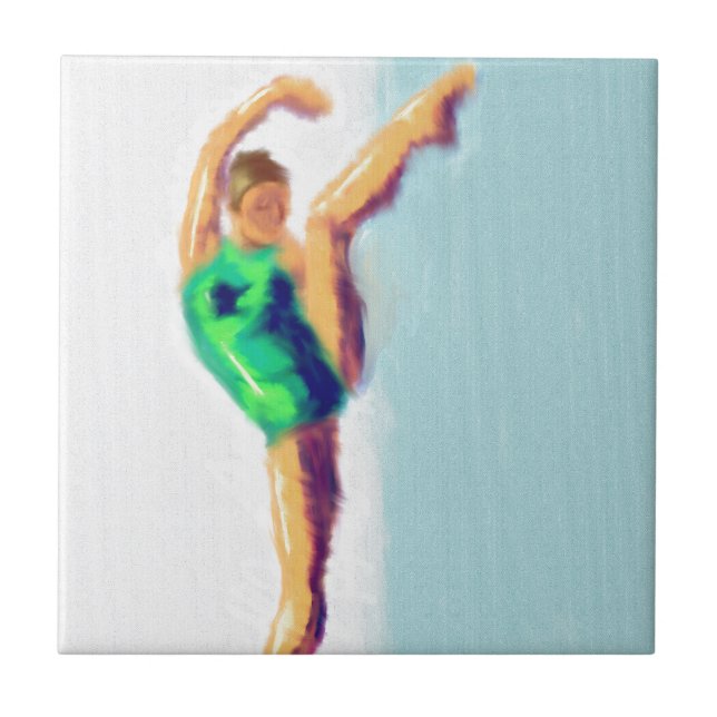 Arte levantada pé do dançarino (Frente)