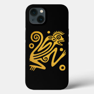 Arte Macaco-Ouro do Estilo Aztec do México Antigo