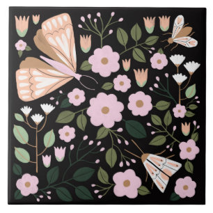 Arte-mariposa-marijuana-negra-rosa-boho