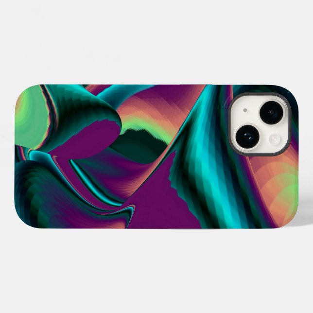 Arte Metálica Metálica Futurística Abstrato 3D (Verso (horizontal))