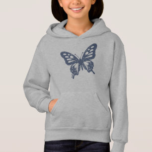 Arte Minimalista de Borboleta Azul por Papil