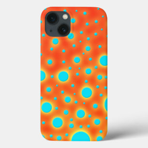 Arte Moderna Abstrata Turquesa Laranja