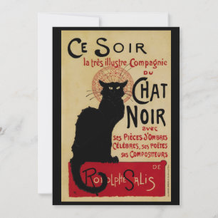 Arte Moderna Antiga, Ce Soir Chat Noir Gato Preto